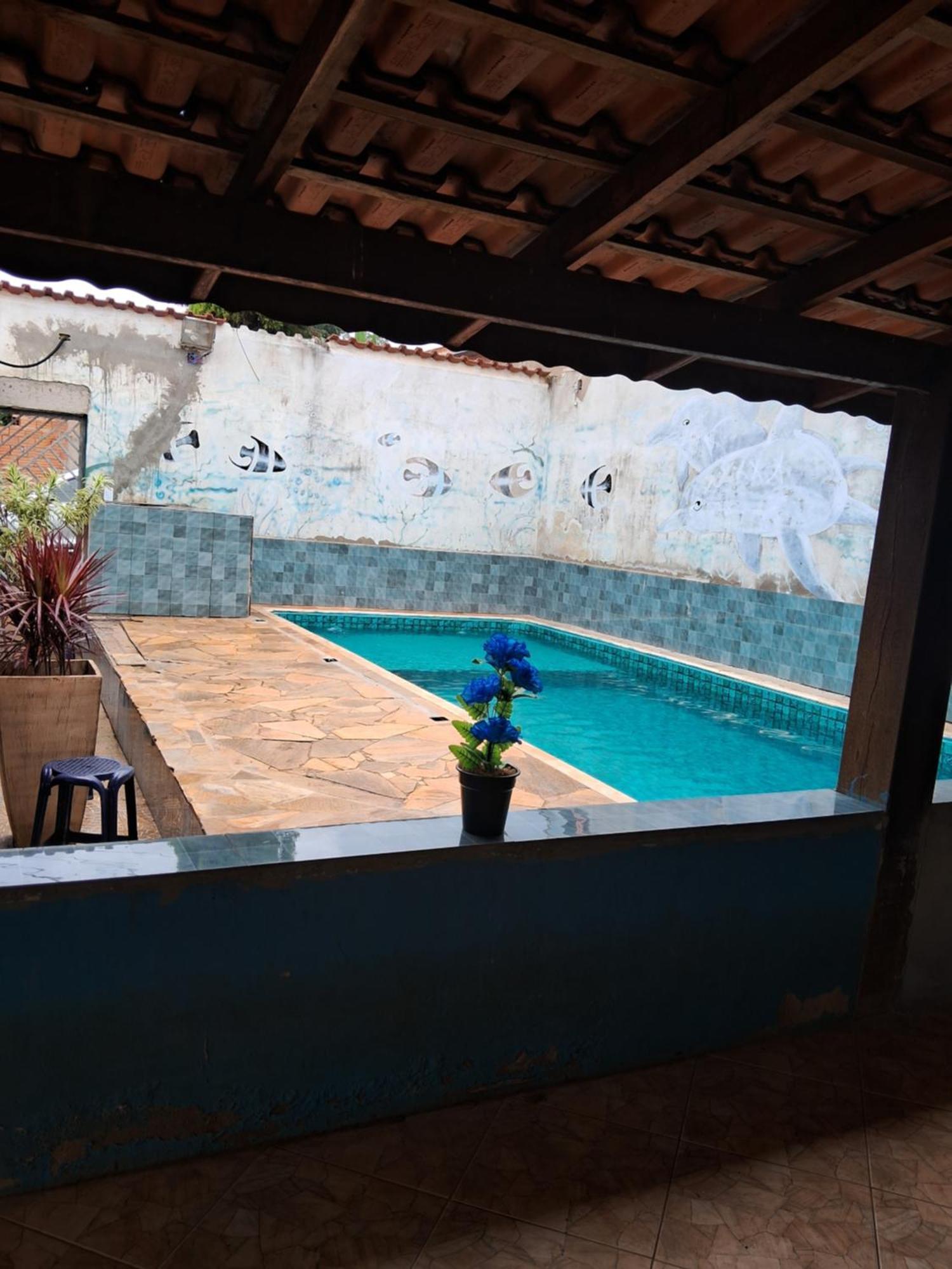 Chacara Com Piscina Otel Cesário Lange Dış mekan fotoğraf